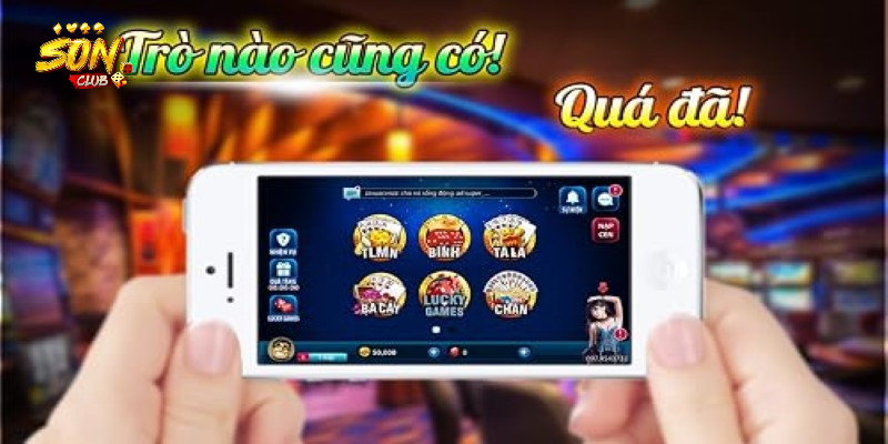 Giao diện game bài thân thiện SonClub có gì đáng chú ý?